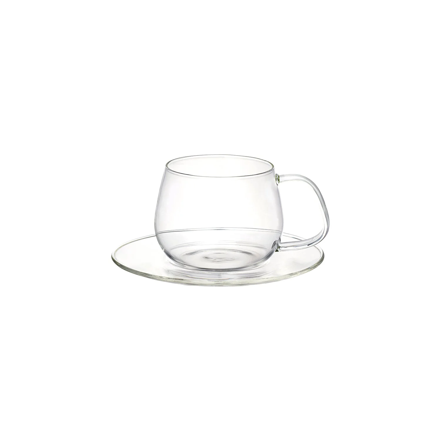 UNITEA cup & saucer 350ml glass